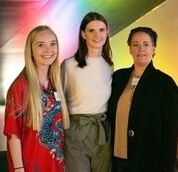 Laura Madden, Katie Claire with Claire Corcoran Dublin Bus